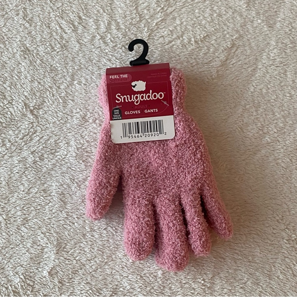 Snugadoo Soft Rose Pink Gloves, Color Pink, Size Juniors Girls Women's